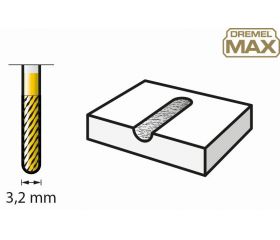 Broca de tallado de carburo de tungsteno Dremel Max 9903DM de 3,2 mm