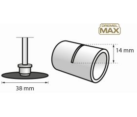 Disco de corte premium EZ SpeedClic Dremel SC456DM MAX