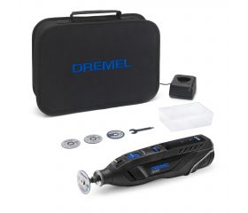 Kit de multiherramienta inteligente sin escobillas y con batería Dremel 8260 con 5 accesorios EZ SpeedClic
