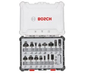 Set de brocas fresadoras variadas con vástago de inserción de 8 mm, 15 piezas