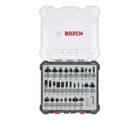 Set de brocas fresadoras variadas con vástago de inserción de 8 mm, 30 piezas