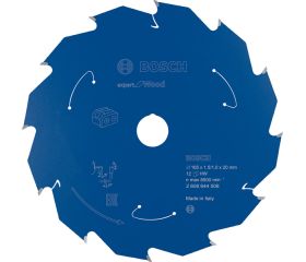Disco de sierra circular Expert for Wood para sierras sin cables 165 x 1,5/1 x 20 T12