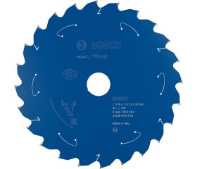 Disco de sierra circular Expert for Wood para sierras sin cables 216 x 1,7/1,2 x 30 T24