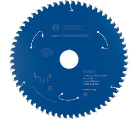Disco de sierra circular Expert for Laminated Panel para sierras sin cables 190 x 2,1/1,4 x 30 T60