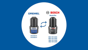 Kit de multiherramienta inteligente sin escobillas y con batería Dremel 8260 con 5 accesorios EZ SpeedClic