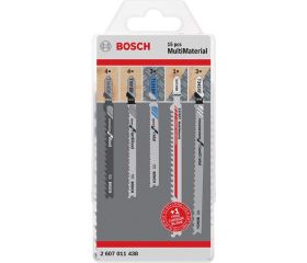 Set de hojas de sierra de calar para MultiMaterial con vástago de inserción en T de 15 unidades