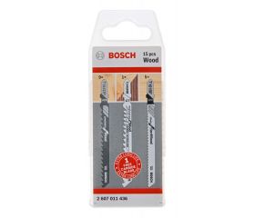 Sets de 15 hojas de sierra de calar para madera con vástago de inserción en T