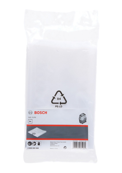 Bolsa de basura, 5lt, Plástico (5pcs) para GAS 15 PS