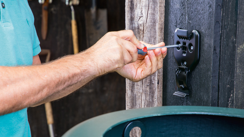 Accesorio de sistema Accesorios de fijación para depósito de lluvia y pared