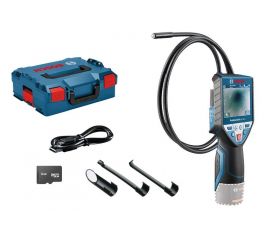 Bosch Professional Sistema 12V Cámara de inspección GIC 120 C (sin batería y cargador, longitud del cable: 120 cm, display: 3.5’’, en L-BOXX)