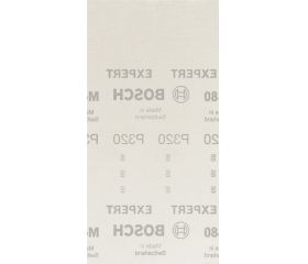 Malla de lija EXPERT M480 para lijadoras orbitales de 115 x 230 mm, G 320, 10 unidades