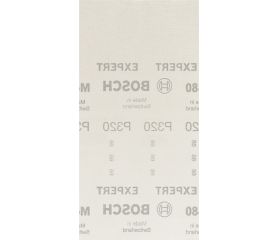 Malla de lija EXPERT M480 para lijadoras orbitales de 115 x 230 mm, G 320, 50 unidades