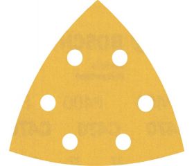 Papel de lija EXPERT C470 para lijadoras delta de 93 mm, G 400, 5 unidades