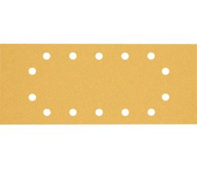 Papel de lija EXPERT C470 con 14 orificios para lijadoras orbitales 115 x 280 mm, G 80 10 unidades