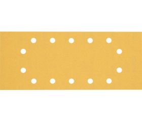Papel de lija EXPERT C470 con 14 orificios para lijadoras orbitales 115 x 280 mm, G 120 10 unidades