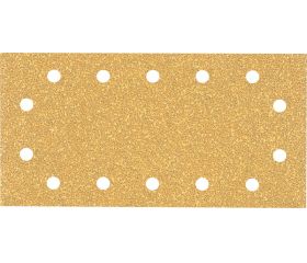 Papel de lija EXPERT C470 con 14 orificios para lijadoras orbitales 115 x 230 mm, G 40 10 unidades