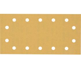 Papel de lija EXPERT C470 con 14 orificios para lijadoras orbitales 115 x 230 mm, G 180 10 unidades