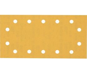 Papel de lija EXPERT C470 con 14 orificios para lijadoras orbitales 115 x 230 mm, G 240 10 unidades