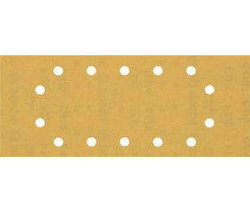 Papel de lija EXPERT C470 con 14 orificios para lijadoras orbitales 115 x 280 mm, G 320 10 unidades