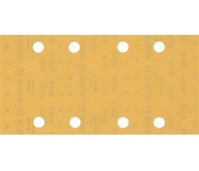 Papel de lija EXPERT C470 con 8 orificios para lijadoras orbitales 93 x 186 mm, G 400 50 unidades