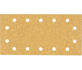 Papel de lija EXPERT C470 con 14 orificios para lijadoras orbitales 115 x 230 mm, G 40 50 unidades