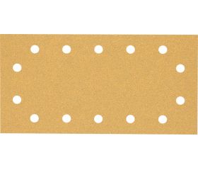 Papel de lija EXPERT C470 con 14 orificios para lijadoras orbitales 115 x 230 mm, G 60 50 unidades
