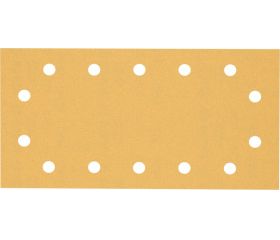 Papel de lija EXPERT C470 con 14 orificios para lijadoras orbitales 115 x 230 mm, G 120 50 unidades