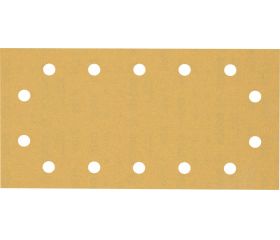 Papel de lija EXPERT C470 con 14 orificios para lijadoras orbitales 115 x 230 mm, G 180 50 unidades