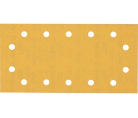 Papel de lija EXPERT C470 con 14 orificios para lijadoras orbitales 115 x 230 mm, G 240 50 unidades