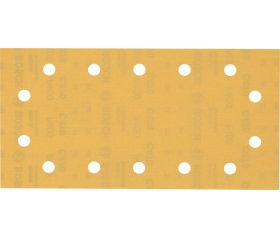 Papel de lija EXPERT C470 con 14 orificios para lijadoras orbitales 115 x 230 mm, G 400 50 unidades