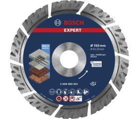 Disco de corte de diamante EXPERT MultiMaterial de 150 x 22,23 x 2,4 x 12 mm