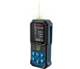 Bosch Professional medidor láser GLM 50-27 CG (láser verde, alcance: hasta 50 m, robusto, IP65, transferencia de datos mediante Bluetooth, 2 pilas AA, correa de sujeción, estuche)