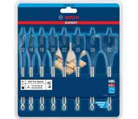 Set de brocas fresadoras planas EXPERT Self Cut Speed de 12/16/18/20/22/25/28/32 mm, 8 unidades
