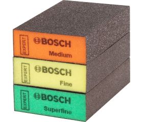 Taco de lija EXPERT S471 Standard, 26 mm x 69 mm x 97 mm, superfino, 3 unidades