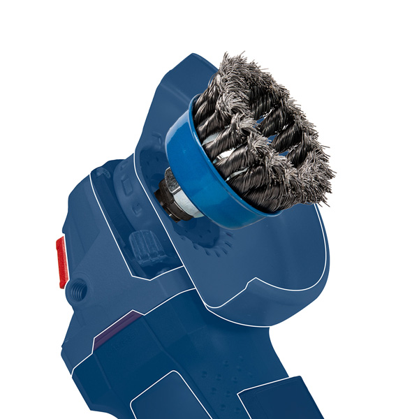 Cepillo de vaso PRO Stainless Steel clean, 75 x 0,3 mm, rosca