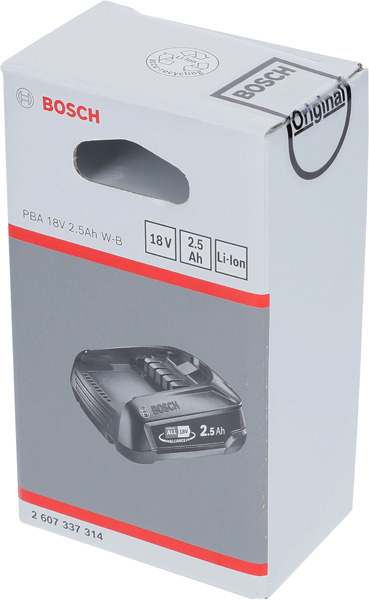 Batería PBA de 18 V 2,5 Ah W-B