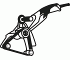 Banda de lija PRO Y580, 40 x 760 mm, G180, 10 unidades