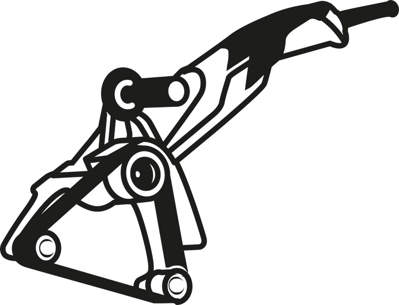 Banda de lija PRO Y580, 40 x 760 mm, G180, 10 unidades