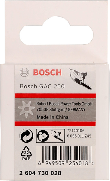 Rueda dentada motriz para GAC 250