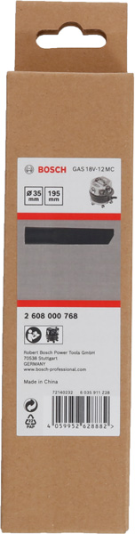 Boquilla para ranuras, 40x40x194mm