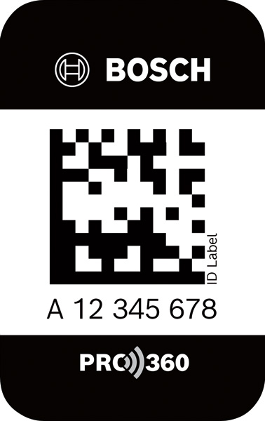 ID label grandes (100 Uds.) Bosch