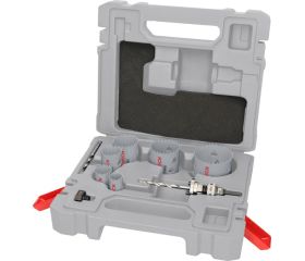 Set de sierras de corona PRO Multi Material, portabrocas Q-Lock, 15 unidades