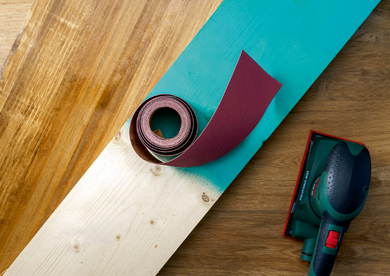 Rollo de lija para madera y pintura, 93 mm x 5 m, P120