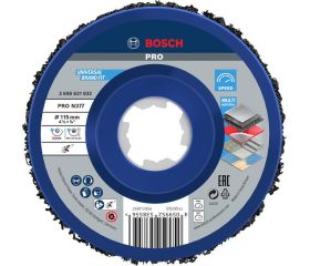 Disco de limpieza PRO N377, 115 mm, 22,23 mm, X-Lock