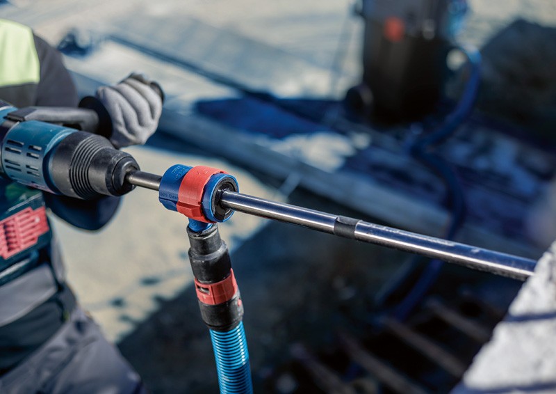 Broca para martillo EXPERT SDS Clean plus-8X de 14 x 200 x 350