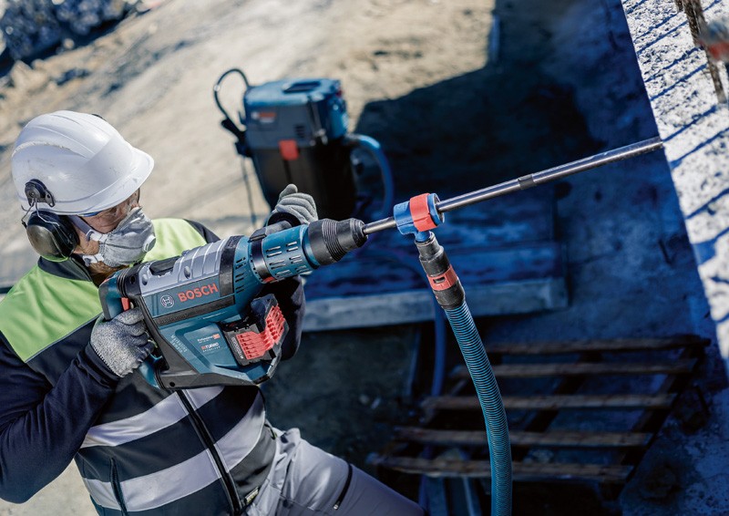 Broca para martillo EXPERT SDS Clean plus-8X de 14 x 200 x 350