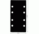 Protector de plato de soporte, 93 mm x 186 mm, 2x
