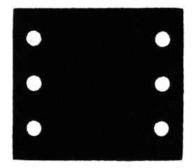 Protector de plato de soporte, 115 mm x 107 mm, 2x