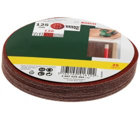 25 lijas para lijadora excéntrica, Grano 120