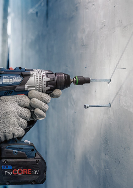 Set de brocas para martillo EXPERT SDS Clean plus-8X de 6,5 x 100 x 225